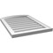 Ekena Millwork Arch Top Surface Mount PVC Gable Vent: Functional, w/ 2"W x 1-1/2"P Brickmould Frame, 20"W x 28"H GVPAR20X2802SF - alternate 3